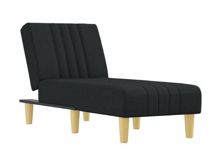Machiel Chaiselongue Schwarz Stoff von Kauf-Unique Marketplace