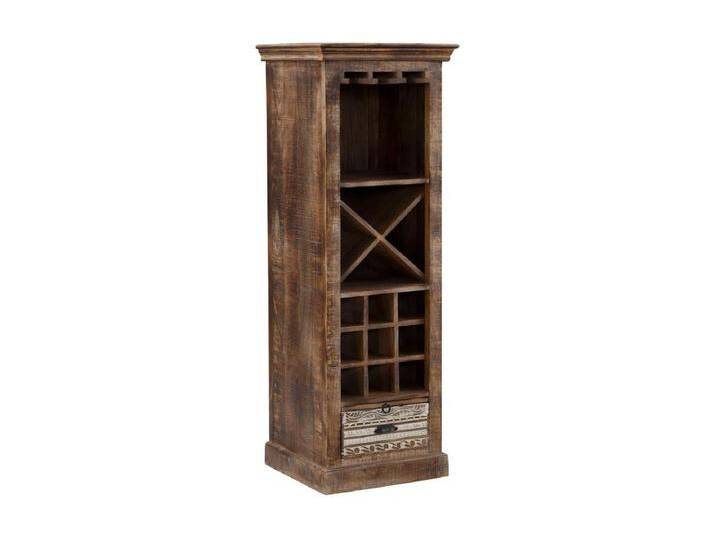 Maneesh Weinschrank mit Regalen in Braun / Creme von Kauf-Unique Marketplace