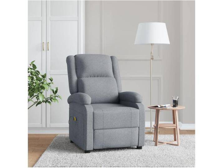 Massagesessel,Relaxsessel Hellgrau Stoff -gkd812945 von Kauf-Unique Marketplace