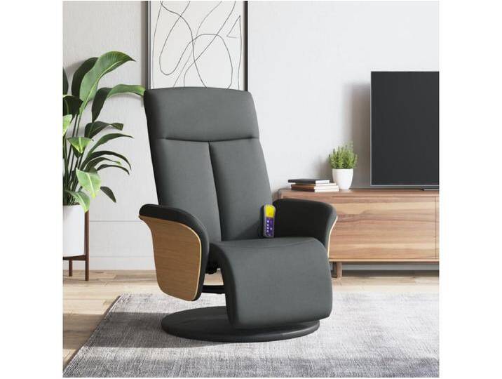 Massagesessel,Relaxsessel mit Fußteil Dunkelgrau Stoff -gkd868881 von Kauf-Unique Marketplace
