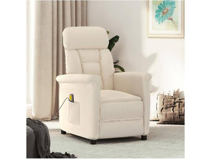 Massagesessel Beige Mikrofasergewebe von Kauf-Unique Marketplace