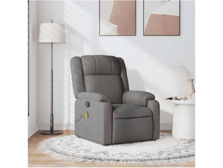 Massagesessel Dunkelgrau Stoff von Kauf-Unique Marketplace