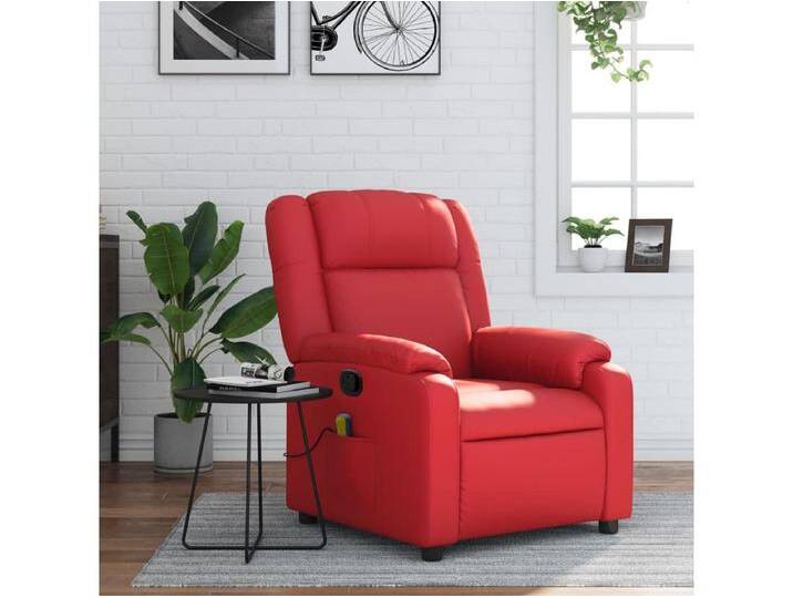 Massagesessel Rot Kunstleder von Kauf-Unique Marketplace