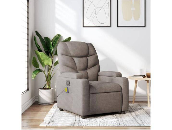 Massagesessel Taupe Stoff von Kauf-Unique Marketplace