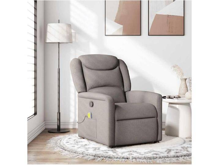 Massagesessel Taupe Stoff von Kauf-Unique Marketplace