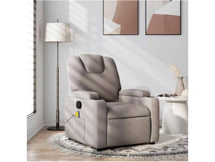 Massagesessel Taupe Stoff von Kauf-Unique Marketplace