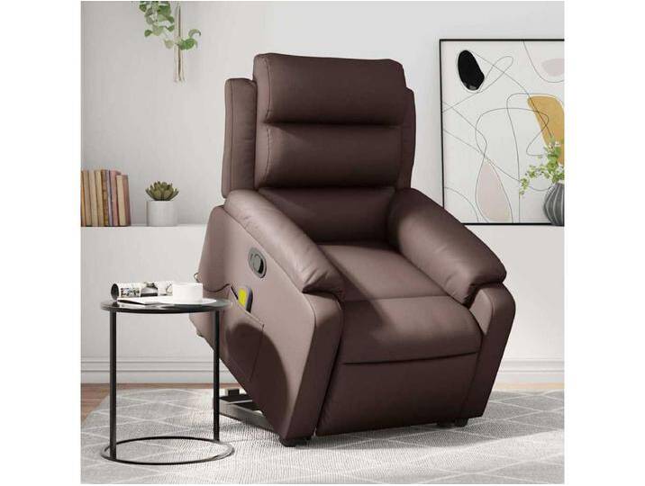 Massagesessel mit Aufstehhilfe Braun Kunstleder von Kauf-Unique Marketplace