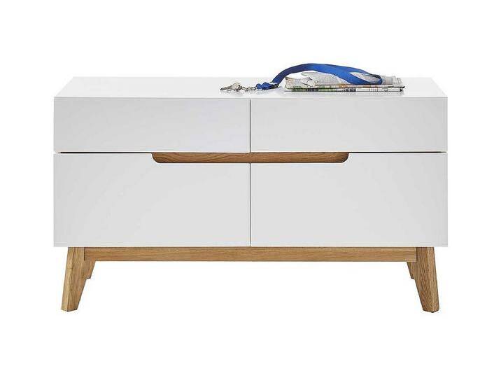 Mini Kommode in Weiß und Asteiche Skandi Design Mini Kommode in Weiß und Asteiche Skandi Design von Kauf-Unique Marketplace