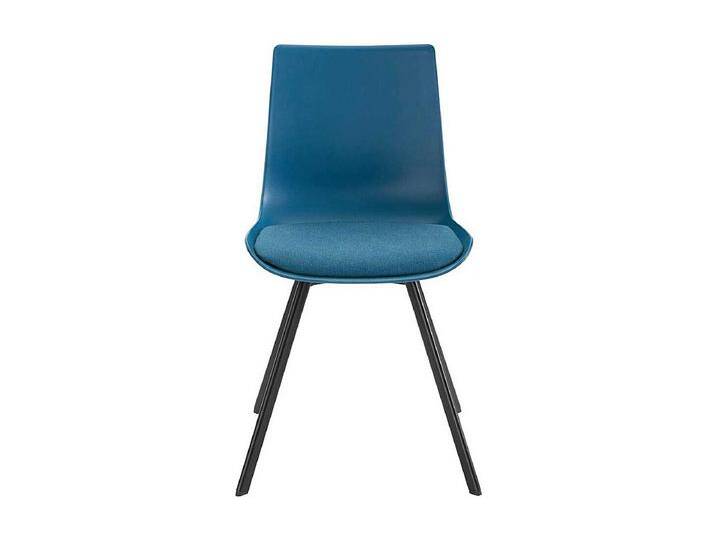 Moderne Küchenstühle aus Kunststoff Petrol Metall Schwarz (2er Set) von Kauf-Unique Marketplace