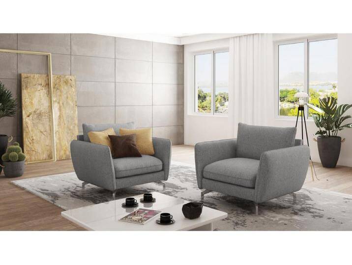 Modernes Sessel Zoe mit Silber Füßen Modernes Sessel Zoe mit Silber Füßen von Kauf-Unique Marketplace