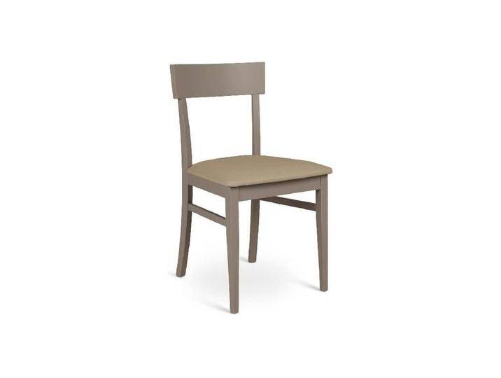 Monaco - Stuhl aus lackiertem Holz in grauem Kunstleder 2-tlg von Kauf-Unique Marketplace