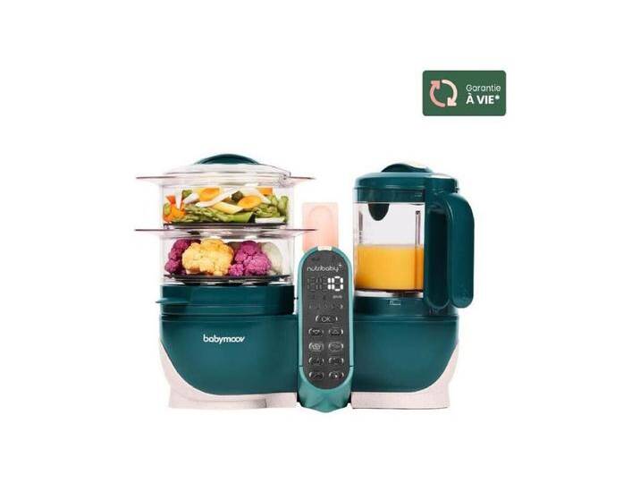 Multifunktions-Roboter Babymoov Nutribaby+ 6 in 1 - Dampfgarer/Mixer, Opalgrün von Kauf-Unique Marketplace