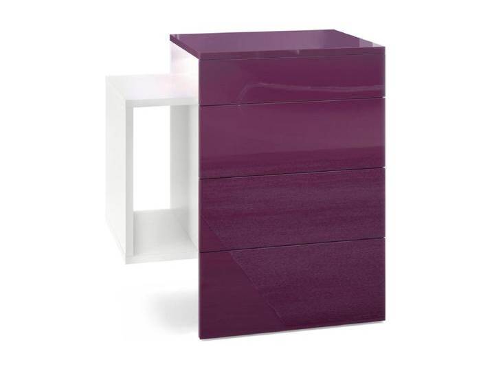 NACHTTISCH Queens Front in Brombeer Hochglanz NACHTTISCH Queens Front in Brombeer Hochglanz von Kauf-Unique Marketplace