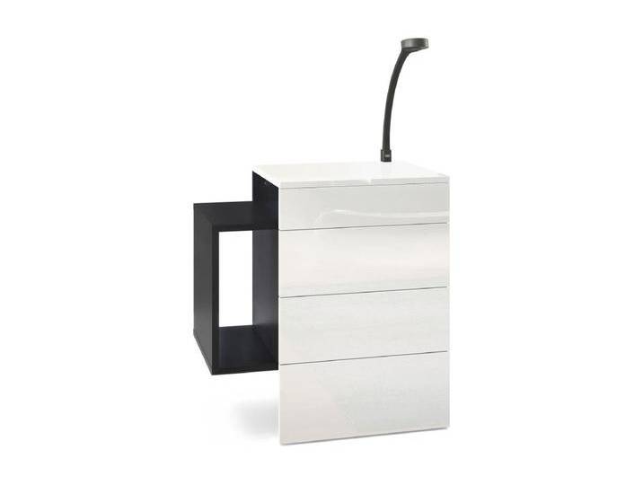 NACHTTISCH Queens Front in Weiß Hochglanz NACHTTISCH Queens Front in Weiß Hochglanz von Kauf-Unique Marketplace