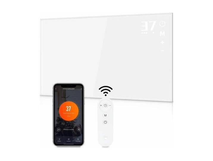 NETTLIFE Infrarotheizung mit Thermostat Infrarot Wandheizung -Infrarotheizung Standgerät mit Fernbedienung Elektroheizung Energiesparend mit APP WiFi von Kauf-Unique Marketplace