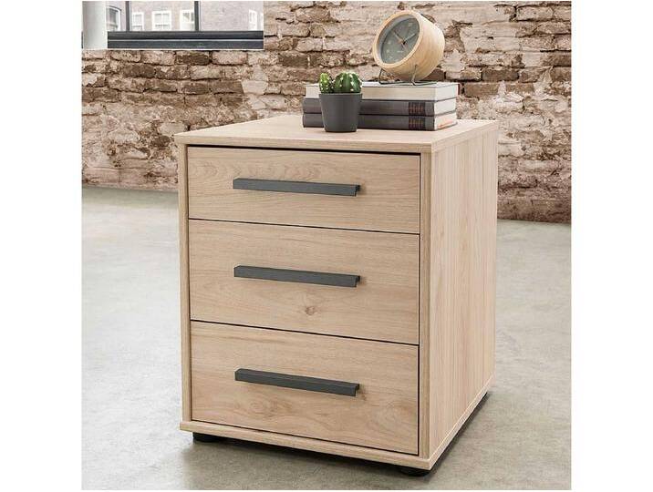 Nachtkommoden in Eiche Optik und Dunkelgrau Made in Germany Nachtkommoden in Eiche Optik und Dunkelgrau Made in Germany von Kauf-Unique Marketplace