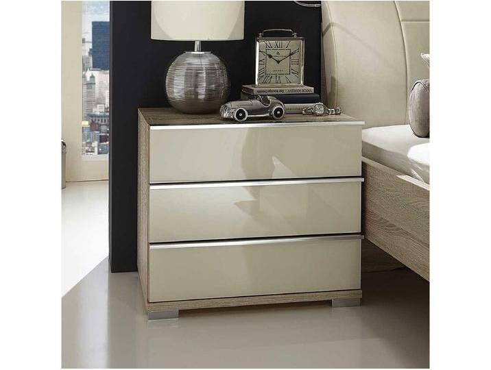 Nachtschrank in Creme Eiche Sägerau Nachtschrank in Creme Eiche Sägerau von Kauf-Unique Marketplace