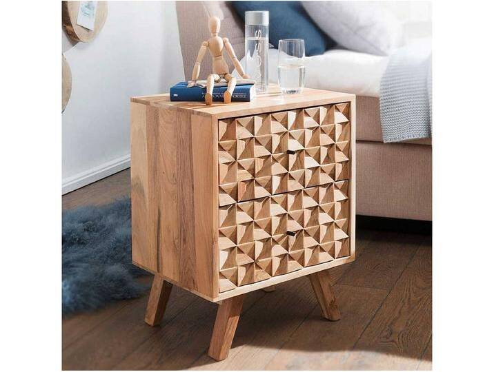 Nachttisch Kommode aus Akazie Massivholz handgearbeitet Nachttisch Kommode aus Akazie Massivholz handgearbeitet von Kauf-Unique Marketplace