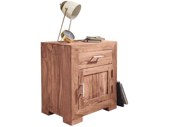 Nachttisch Massivholz 60 cm Nachtschrank Nachtkonsole für Boxspringbett von Kauf-Unique Marketplace