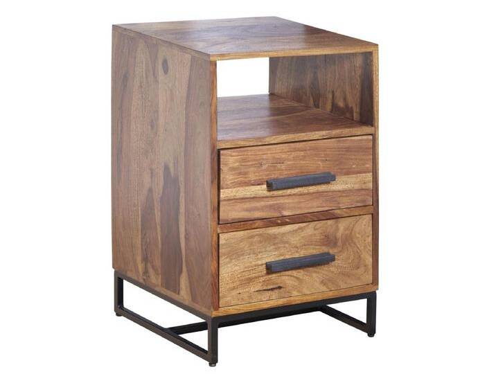 Nachttisch Nachtkommode Boxspringbett Massivholz 40x35x66 cm Schubladen von Kauf-Unique Marketplace