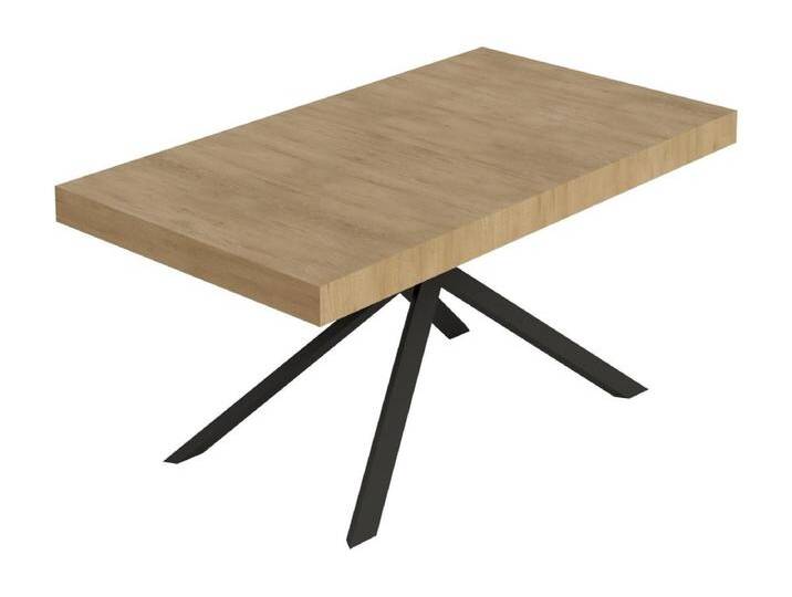 Niket Ausziehtisch 160/244x80 cm Natur-Eiche mit anthrazitfarbenen Beinen Niket Ausziehtisch 160/244x80 cm Natur-Eiche mit anthrazitfarbenen Beinen von Kauf-Unique Marketplace