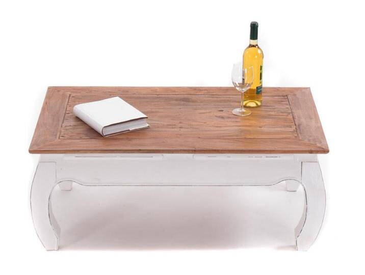 OPIUMTISCH EAST 100 Mahagoni Recyclingholz massiv 06 weiß-landhaus von Kauf-Unique Marketplace