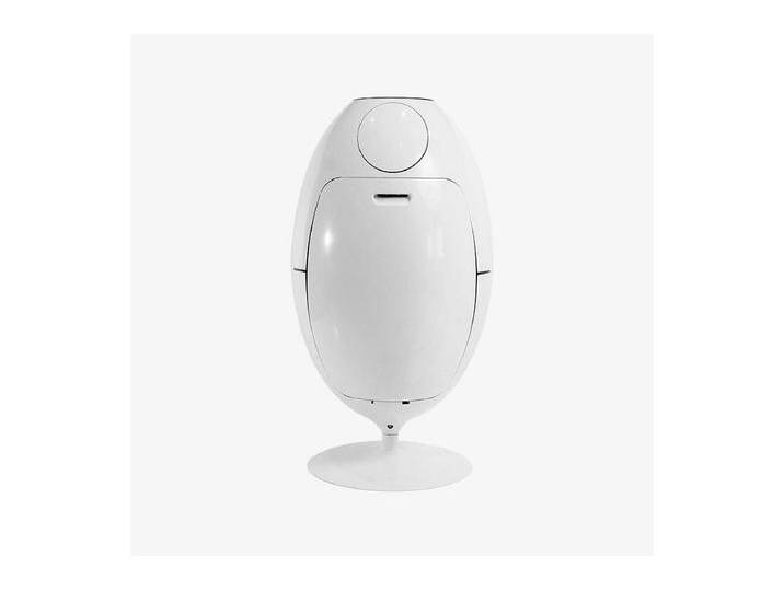 OVETTO LACOQUE WEISS – Design-Mülleimer für Müllsortierung von Kauf-Unique Marketplace