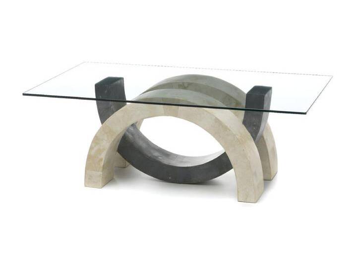 Olimpia – Couchtisch (120 x 70 – transparent) aus grauem gehärtetem Glas von Kauf-Unique Marketplace