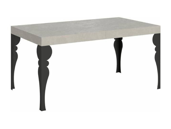 Paxon Cashmere ausziehbarer Tisch 160/244x80 cm mit anthrazitfarbenen Beinen von Kauf-Unique Marketplace