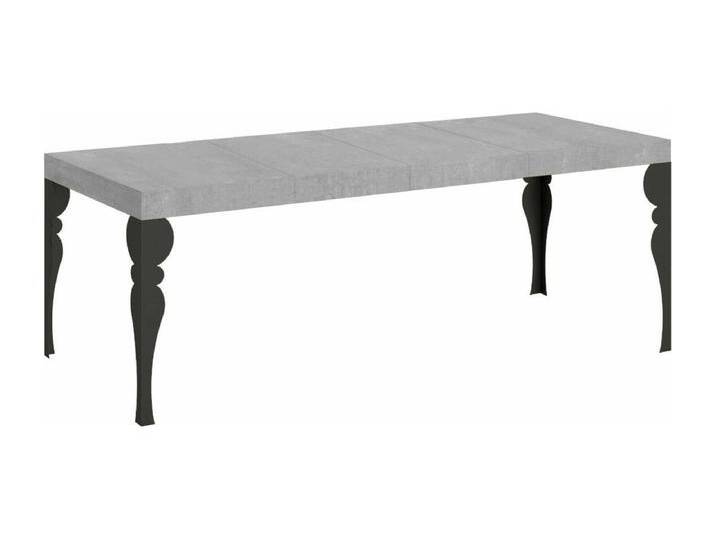 Paxon Premium Ausziehtisch 200/460x90 cm Beton Anthrazit Beine von Kauf-Unique Marketplace