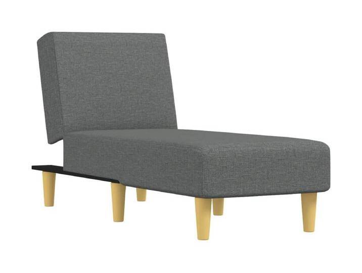 Périgueux Chaiselongue Dunkelgrau Stoff von Kauf-Unique Marketplace