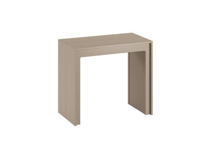 Pinocchio – Ausziehbare Konsole (42,5/302,5 x 90 cm) aus taubengrau lackiertem MDF von Kauf-Unique Marketplace