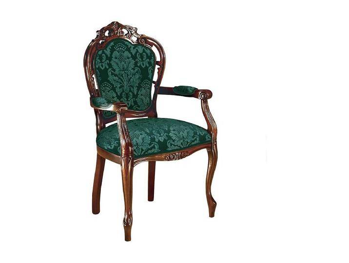Polster Armlehnstuhl in Grün & Nussbaumfarben Barockstil Polster Armlehnstuhl in Grün & Nussbaumfarben Barockstil von Kauf-Unique Marketplace