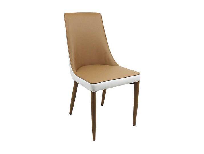 Polsterstühle Esszimmer Kunstlederbezug Hellbraun & Weiß (2er Set) von Kauf-Unique Marketplace