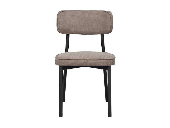 Polsterstuhl Esszimmer Set in Graubraun Schwarz (2er Set) von Kauf-Unique Marketplace