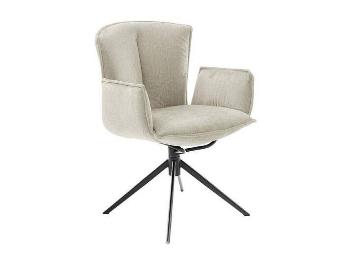 Polsterstuhl Stuhl K�che in Cremewei� um 360 Grad drehbar (2er Set) von Kauf-Unique Marketplace