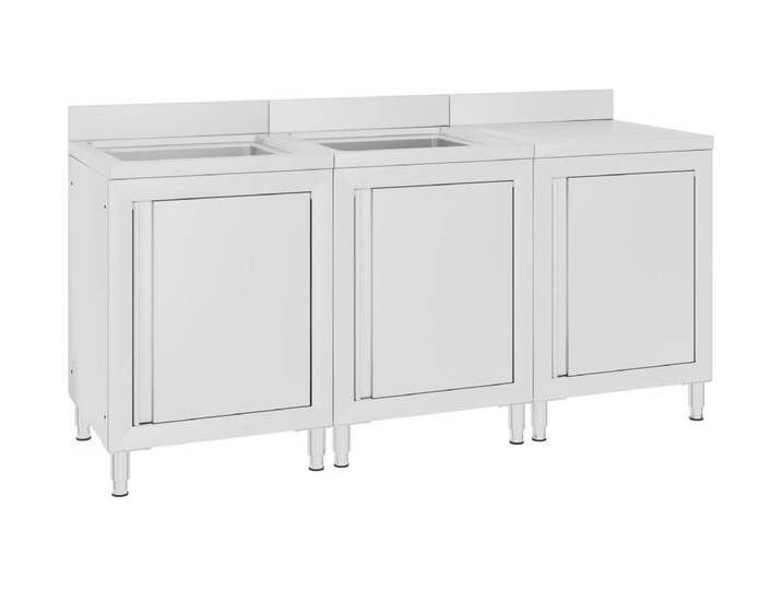 Prolenta Premium - Gastro-Spülenunterschrank 180x60x96 cm Edelstahl von Kauf-Unique Marketplace