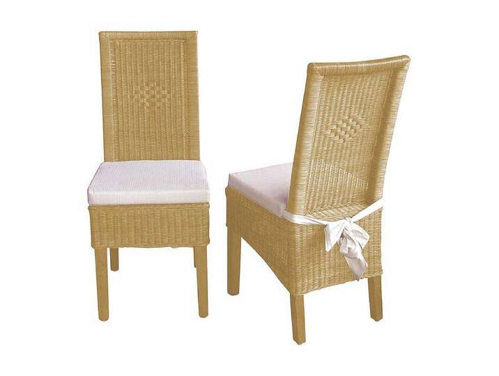 Rattanstuhl Set in Beige Esszimmer (2er Set) von Kauf-Unique Marketplace