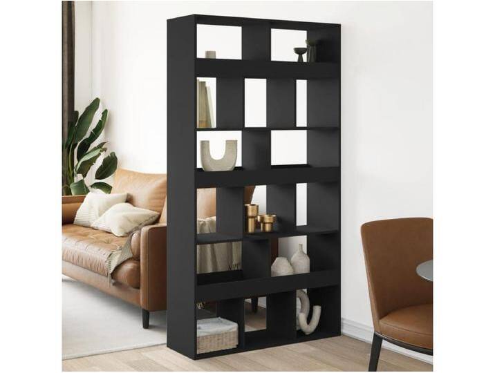 Raumteiler Schwarz 100x33x187,5 cm Holzwerkstoff von Kauf-Unique Marketplace