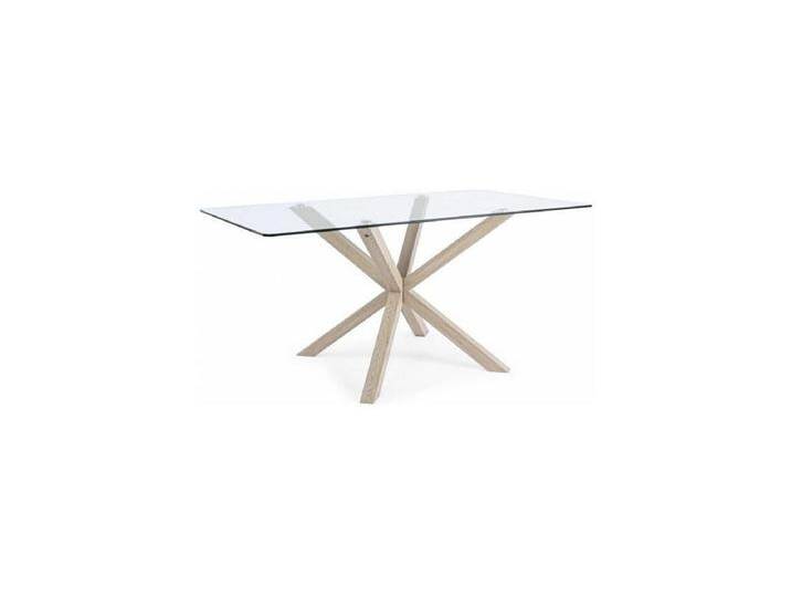 Rechteckiger Glastisch mit Naturbein 160X90 cm - MAY Rechteckiger Glastisch mit Naturbein 160X90 cm - MAY von Kauf-Unique Marketplace