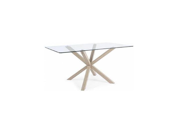 Rechteckiger Glastisch mit Naturbein 160X90 cm - MAY von Kauf-Unique Marketplace