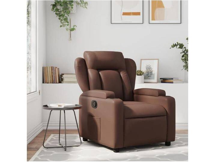 Relaxsessel Braun Kunstleder Relaxsessel Braun Kunstleder von Kauf-Unique Marketplace