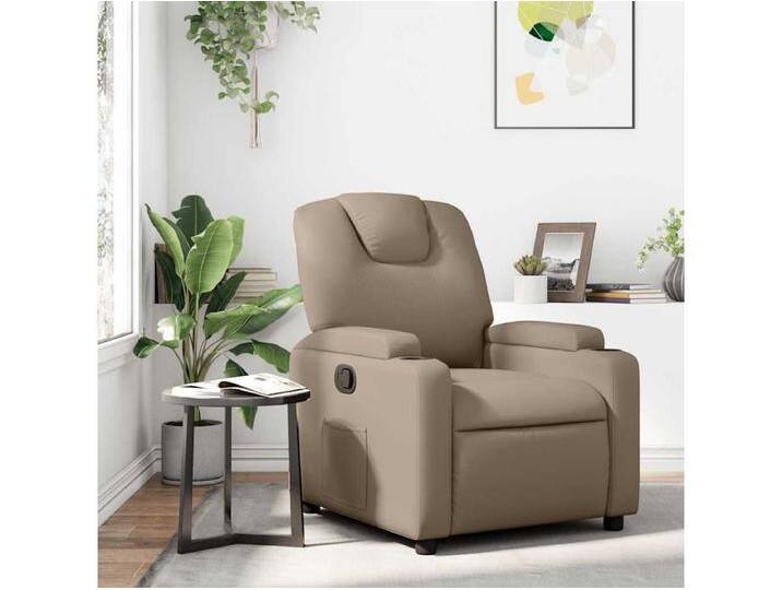 Relaxsessel Cappuccino-Braun Kunstleder von Kauf-Unique Marketplace