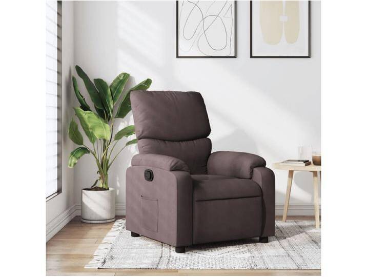 Relaxsessel Dunkelbraun Stoff von Kauf-Unique Marketplace