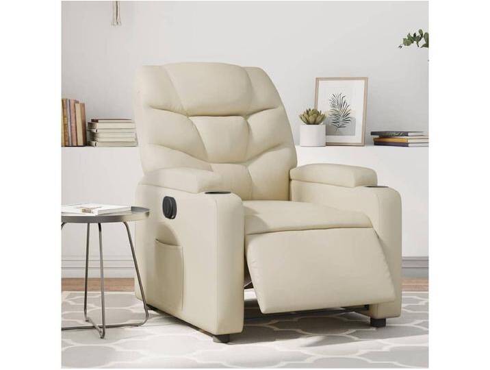 Relaxsessel Elektrisch Creme Kunstleder Relaxsessel Elektrisch Creme Kunstleder von Kauf-Unique Marketplace