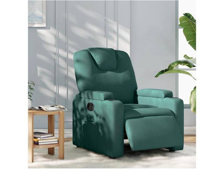 Relaxsessel Elektrisch Dunkelgrün Stoff von Kauf-Unique Marketplace