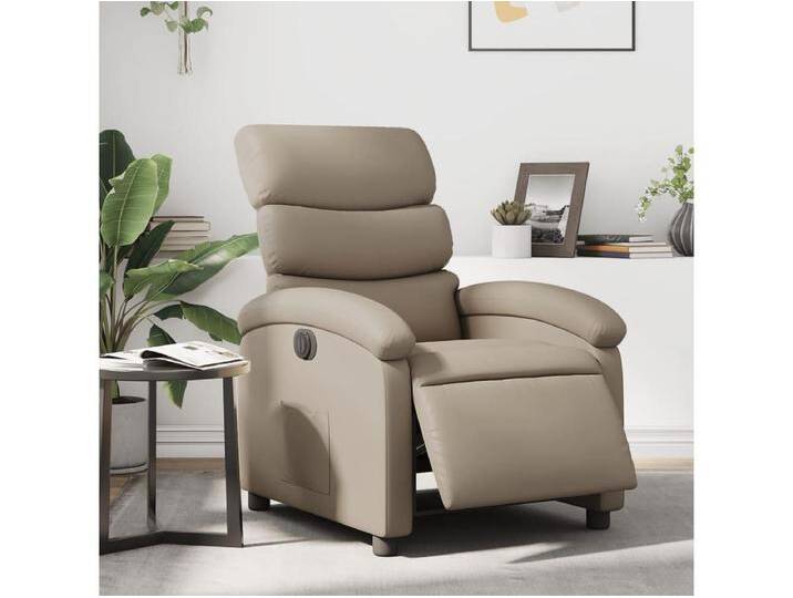 Relaxsessel Elektrisch Fernsehsessel Cappuccino-Braun Kunstleder -gkd820173 von Kauf-Unique Marketplace