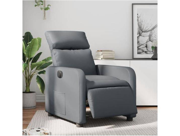 Relaxsessel Elektrisch Fernsehsessel Grau Kunstleder -gkd417618 von Kauf-Unique Marketplace