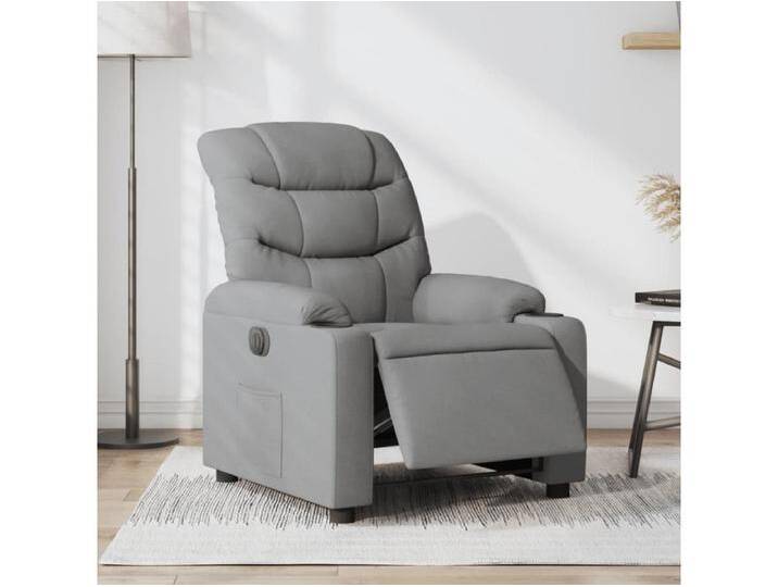 Relaxsessel Elektrisch Fernsehsessel Hellgrau Stoff -gkd28161 von Kauf-Unique Marketplace