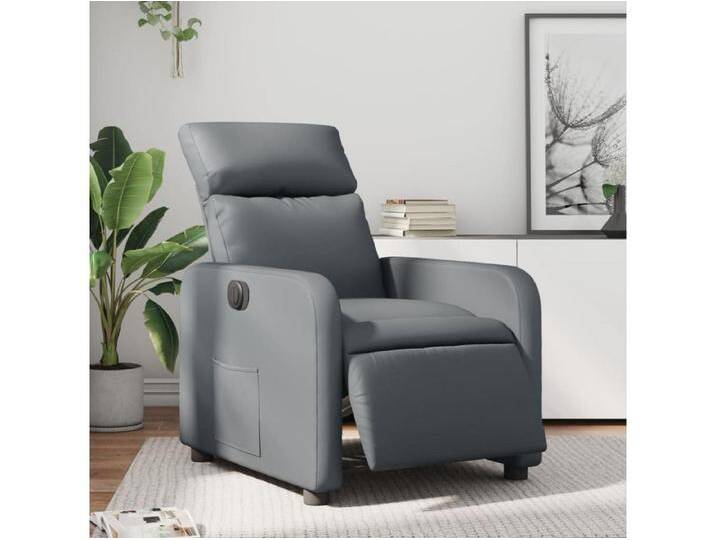 Relaxsessel Elektrisch Grau Kunstleder Relaxsessel Elektrisch Grau Kunstleder von Kauf-Unique Marketplace